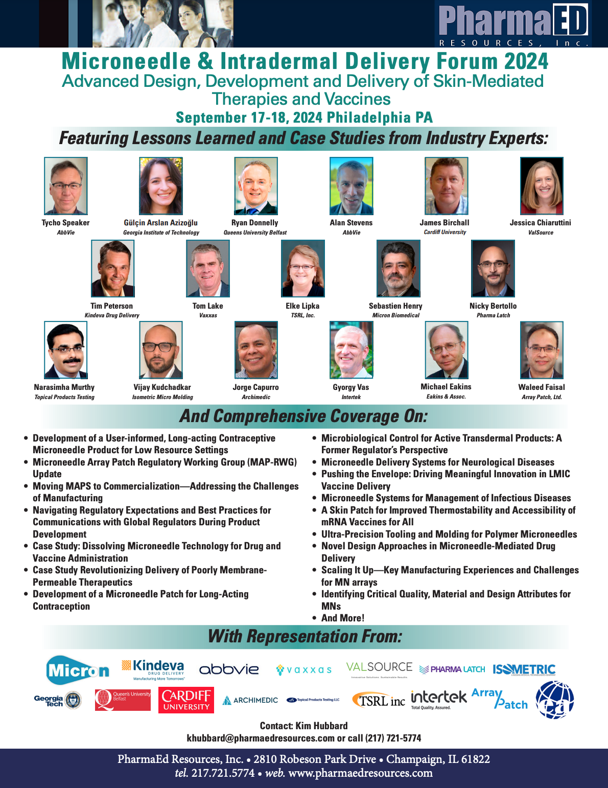 Microneedle & Intradermal Delivery Forum 2024